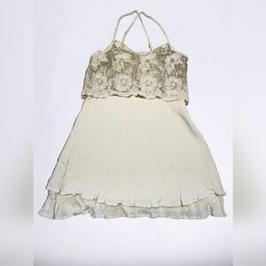 May & July Juniors Sequins Embroidered Top [S]